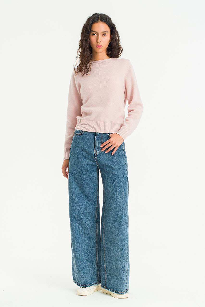 Seam Trace Denim Jean, Blue