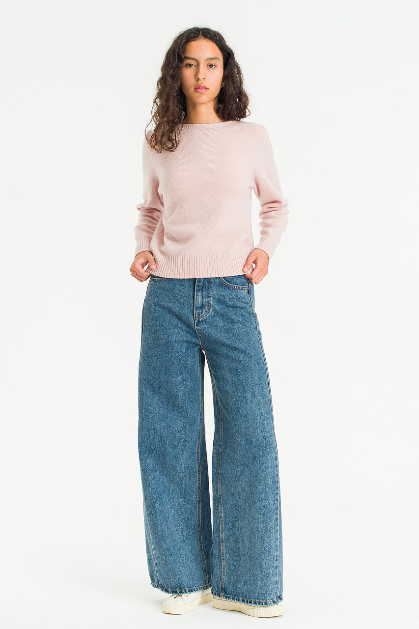 Seam Trace Denim Jean, Blue