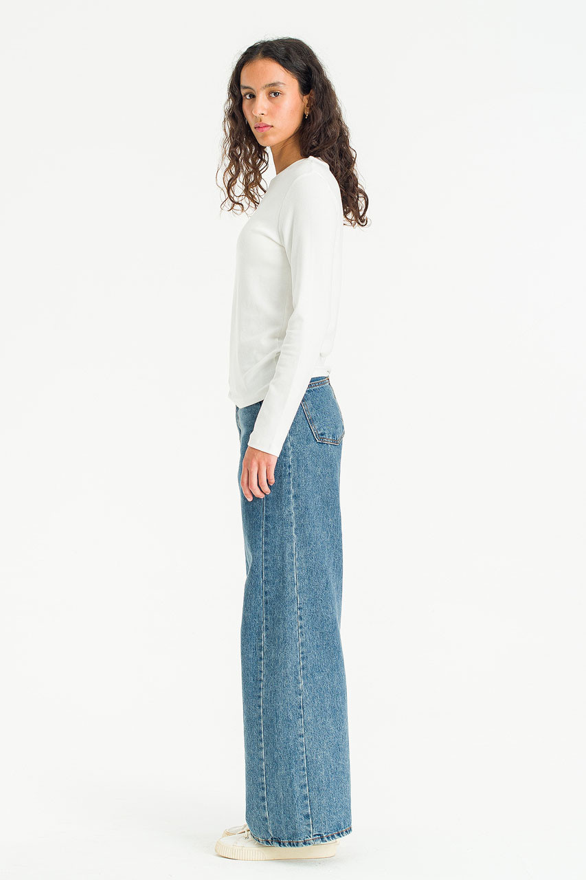 Soft Breeze Round Neck Tee, Ivory