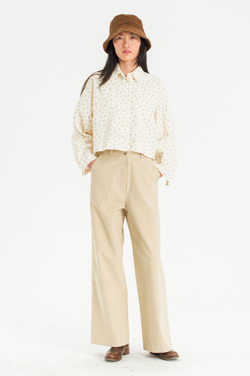 Snow Cord Pants, Beige