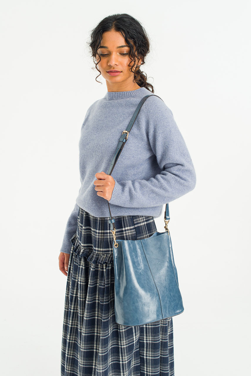 Mare Bucket Bag, Blue