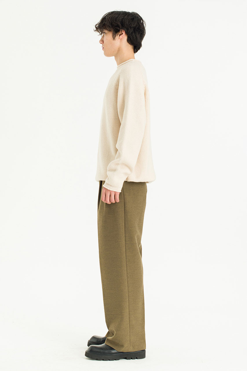 Menswear | Boat-Neck Wool Jumper, Cream