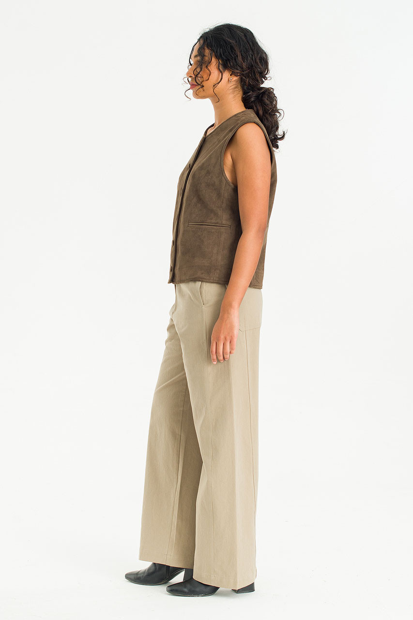 Velina Vest, Brown