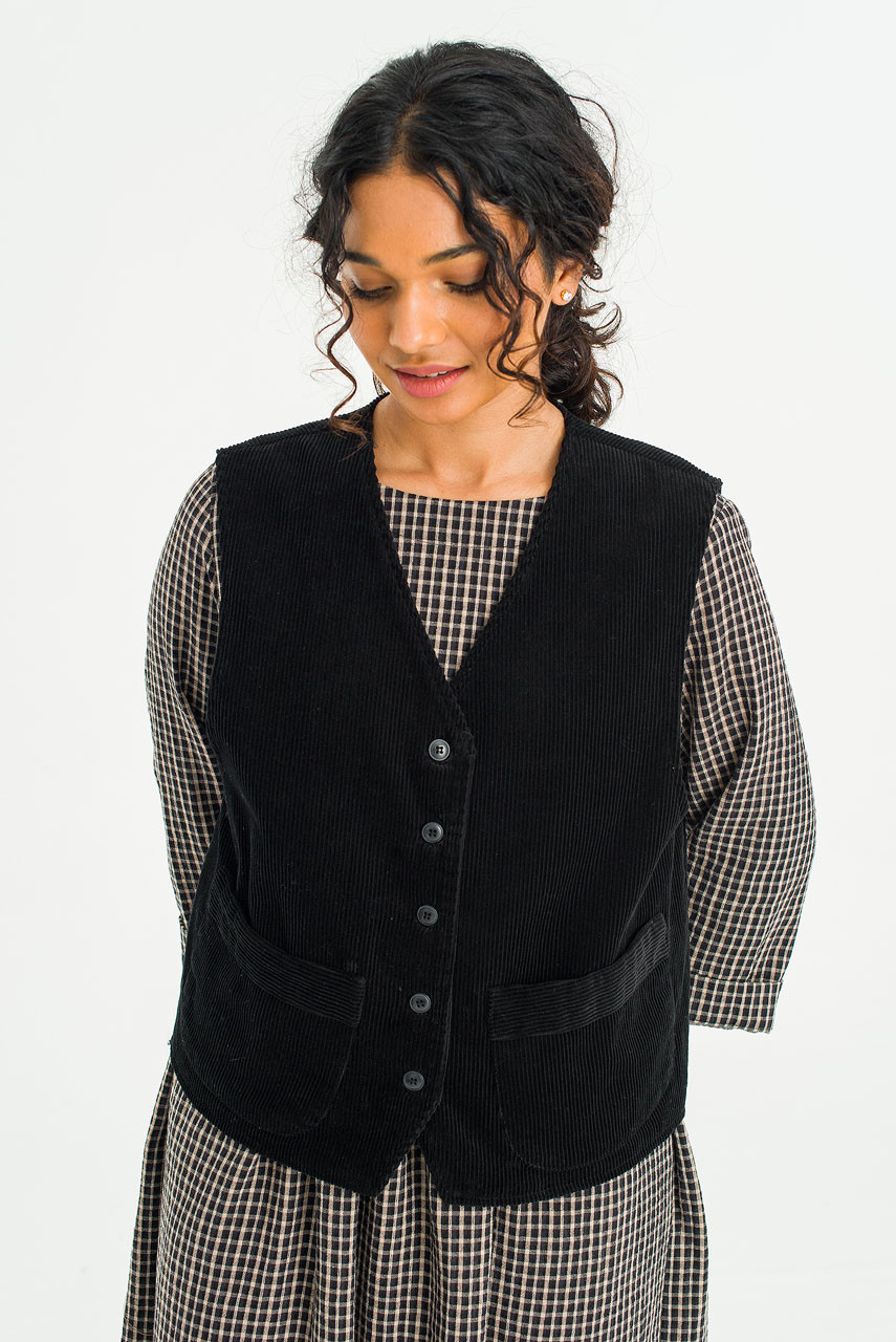 Bran Vest, Black