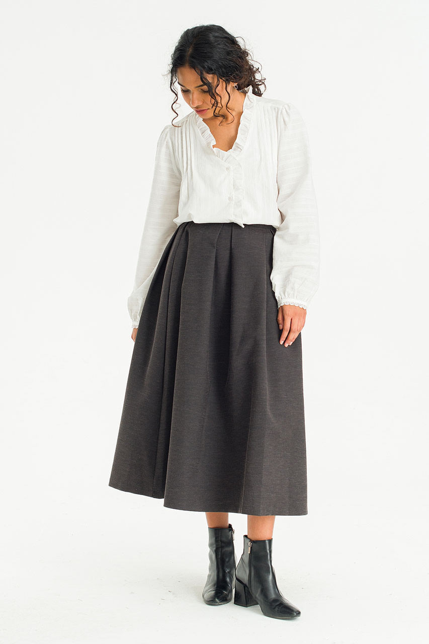 Rove Balloon Skirt, Charcoal