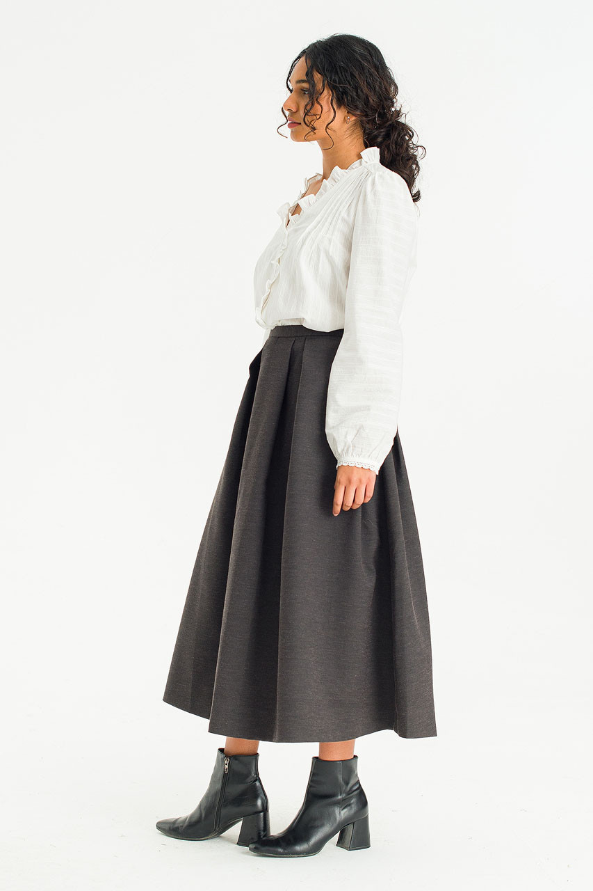 Rove Balloon Skirt, Charcoal