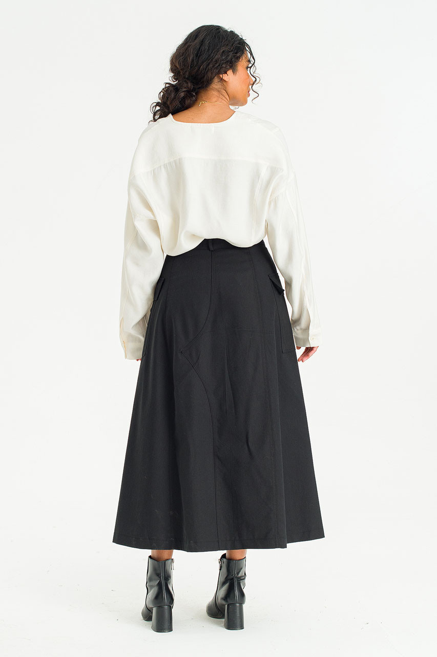 Rove Cargo Skirt, Black
