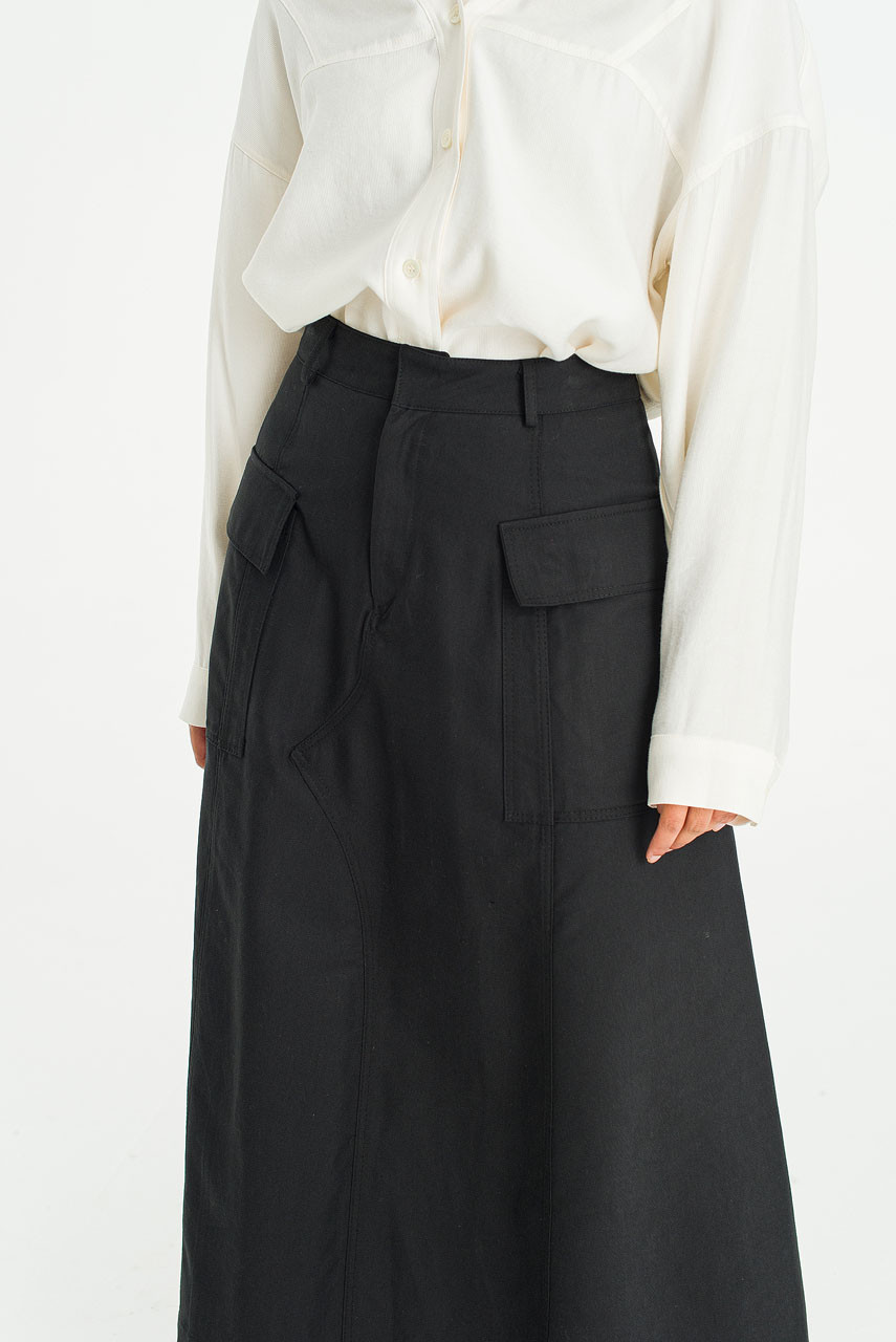 Rove Cargo Skirt, Black