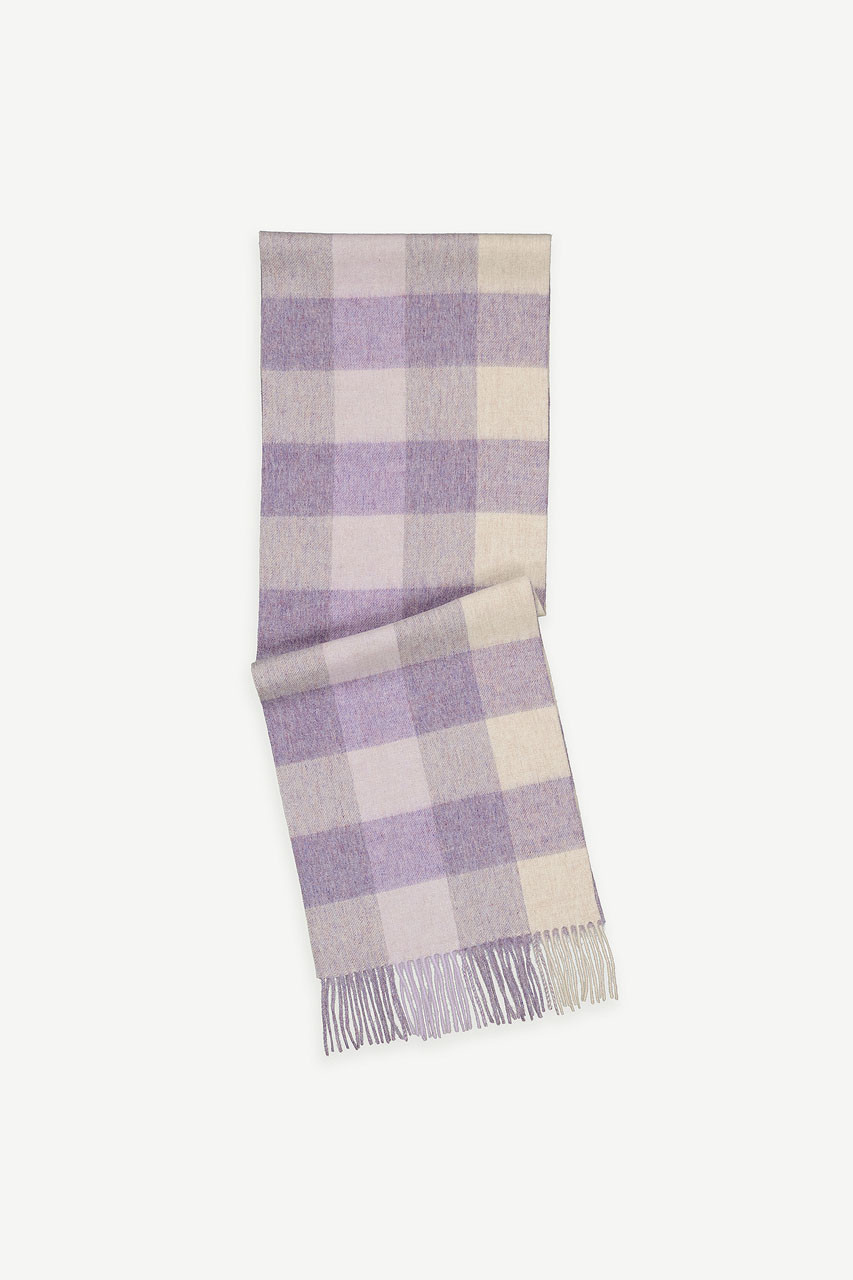Akane Square Check Scarf, Liac
