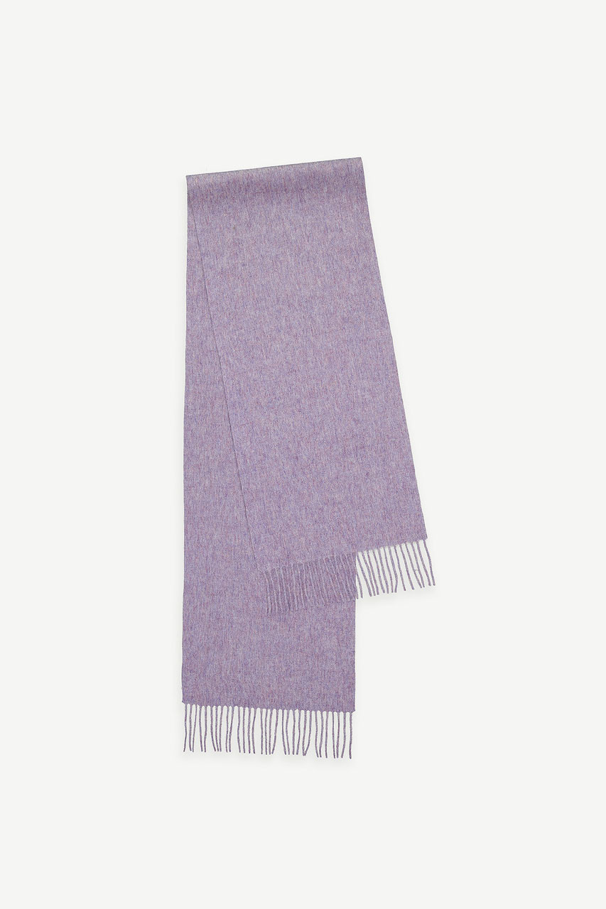Two Tone Wool Scarf, Puprle