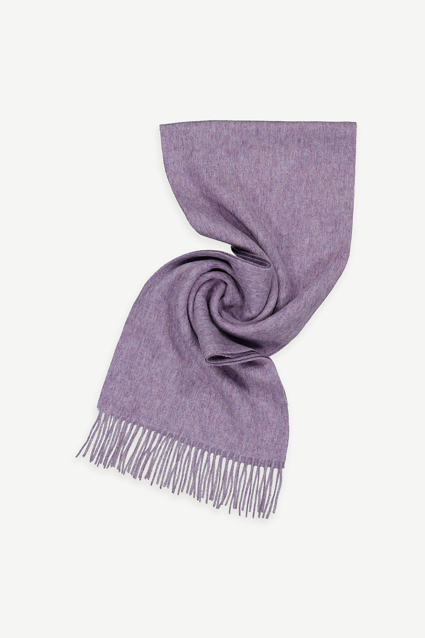 Two Tone Wool Scarf, Puprle
