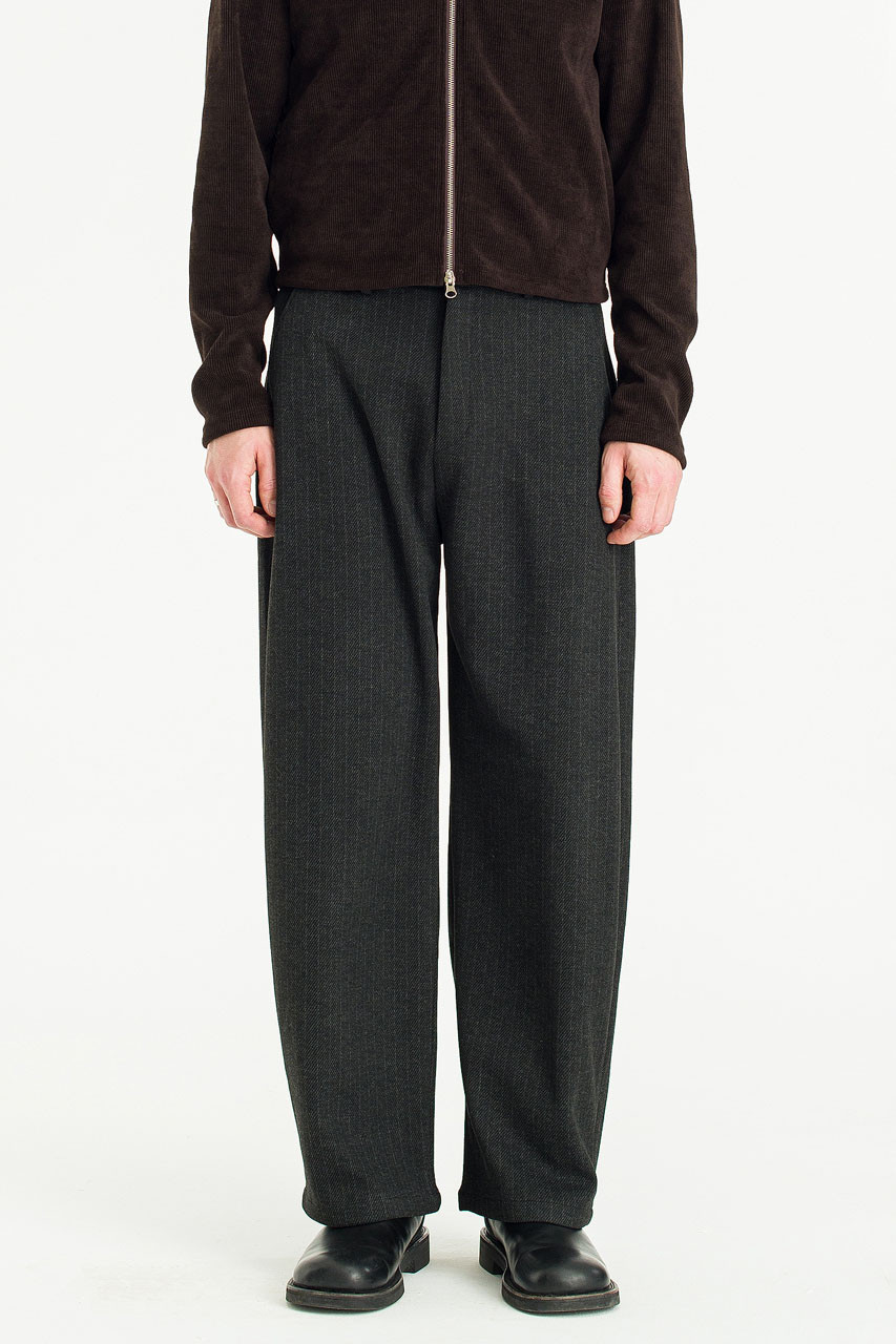 Menswear | Shadow Stripe Pants, Black