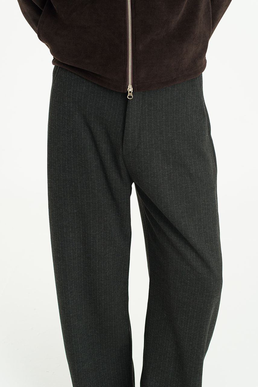 Menswear | Shadow Stripe Pants, Black