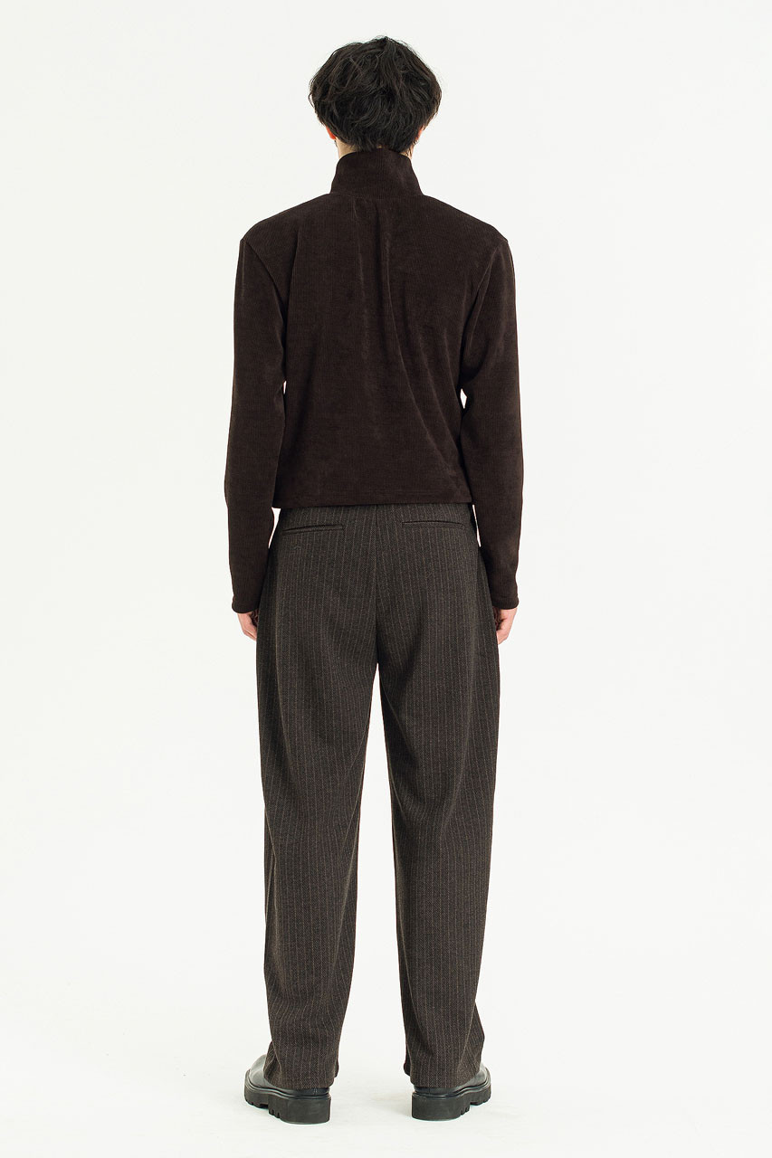 Menswear | Shadow Stripe Pants, Brown