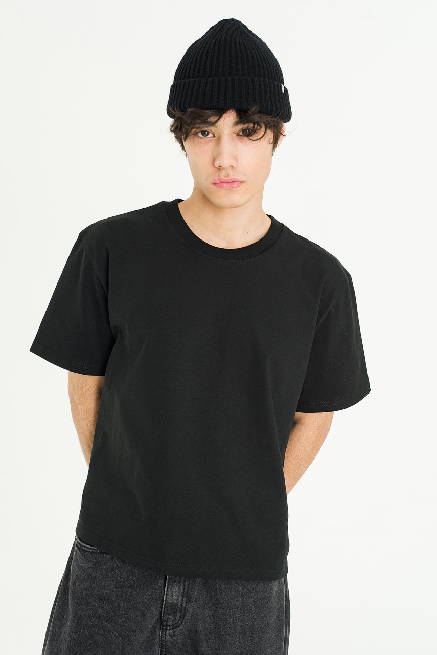 Menswear | Cropped T-Shirt, Black