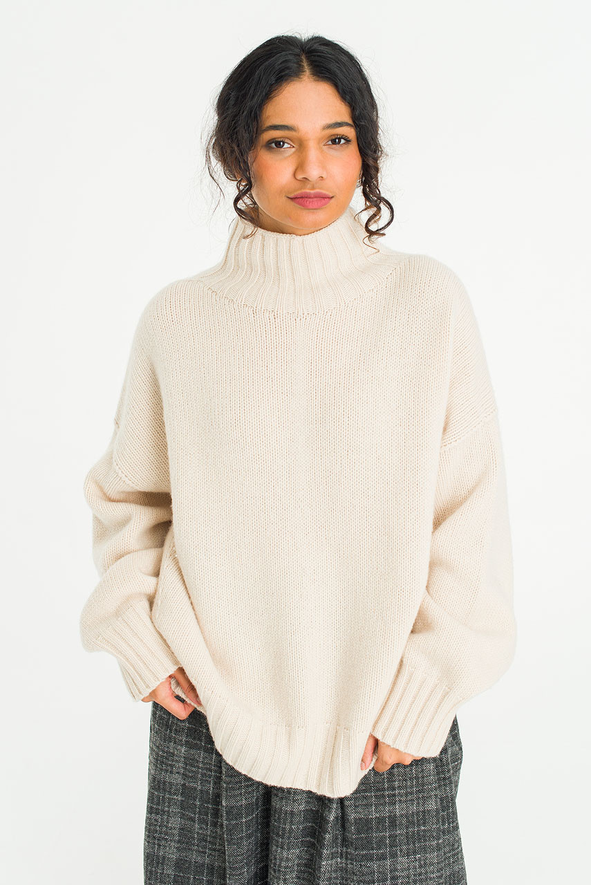 Loose Fit Soft Knit, Ivory