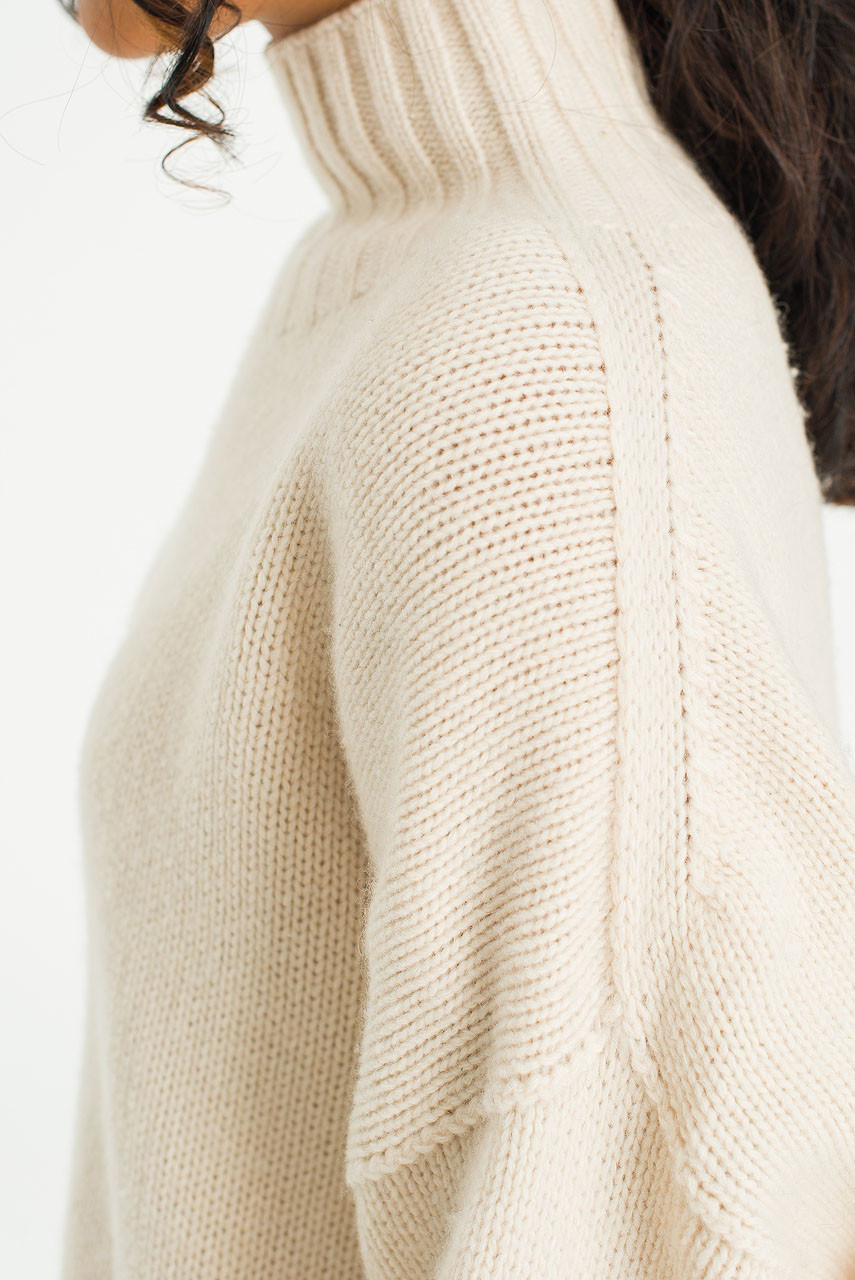 Loose Fit Soft Knit, Ivory