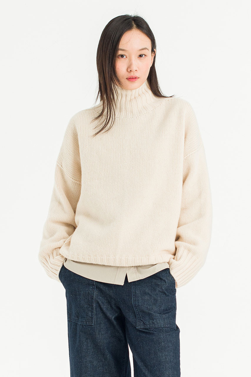 Loose Fit Soft Knit, Ivory