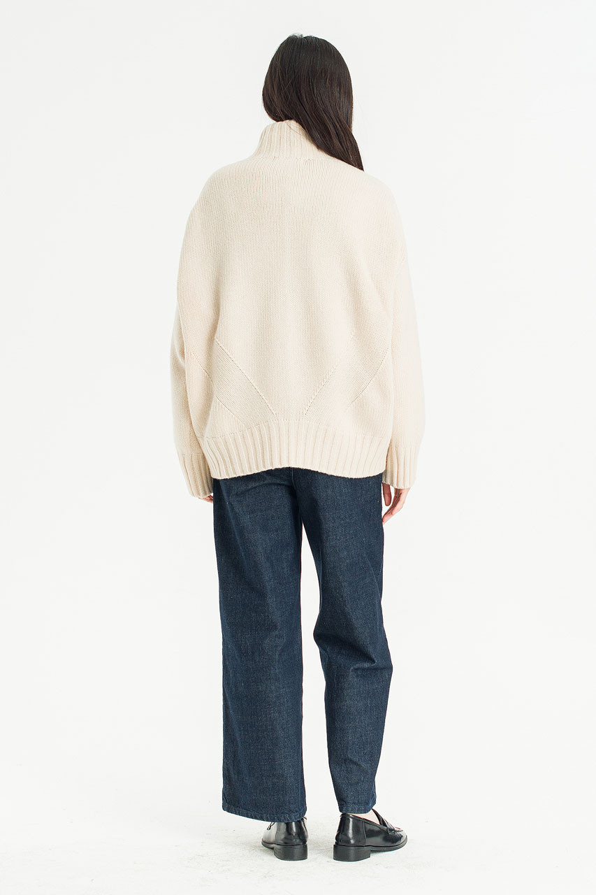 Loose Fit Soft Knit, Ivory