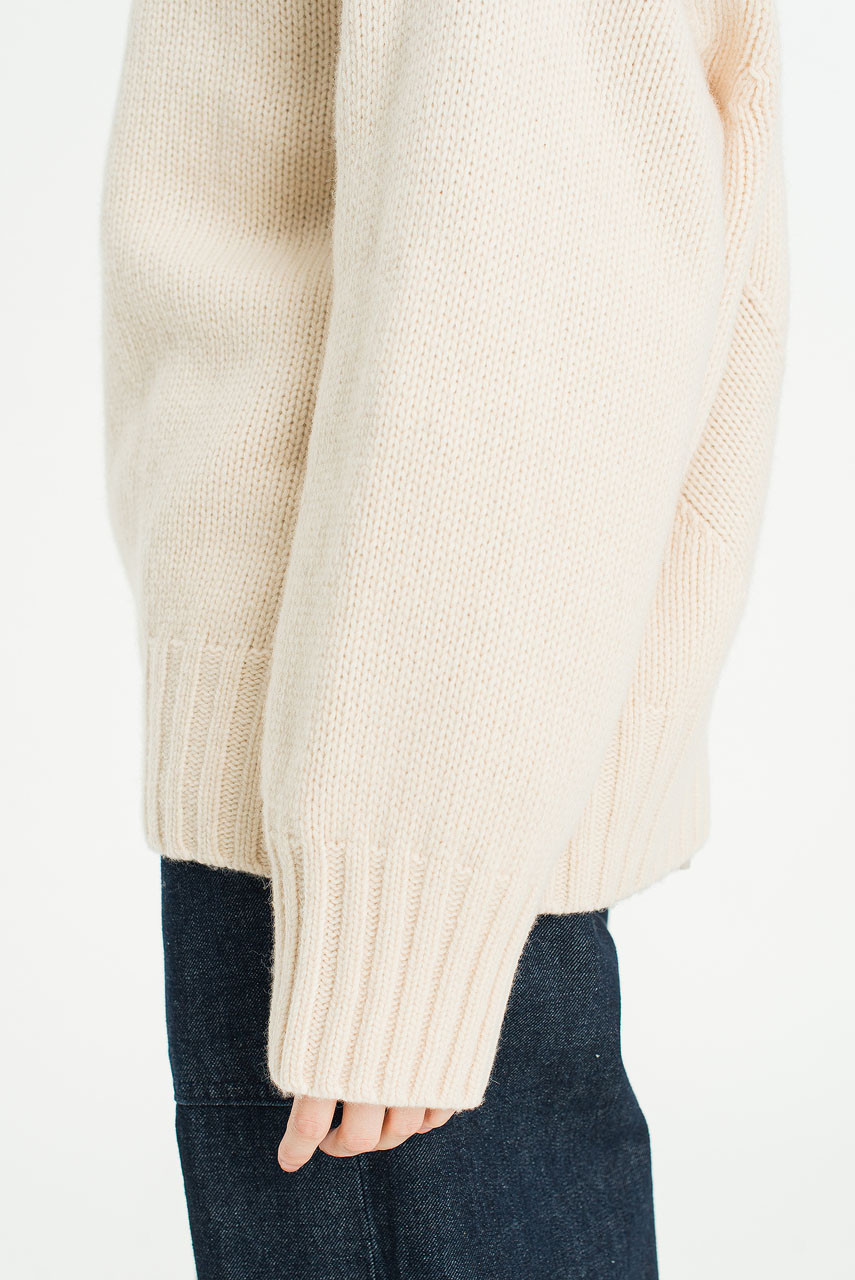 Loose Fit Soft Knit, Ivory