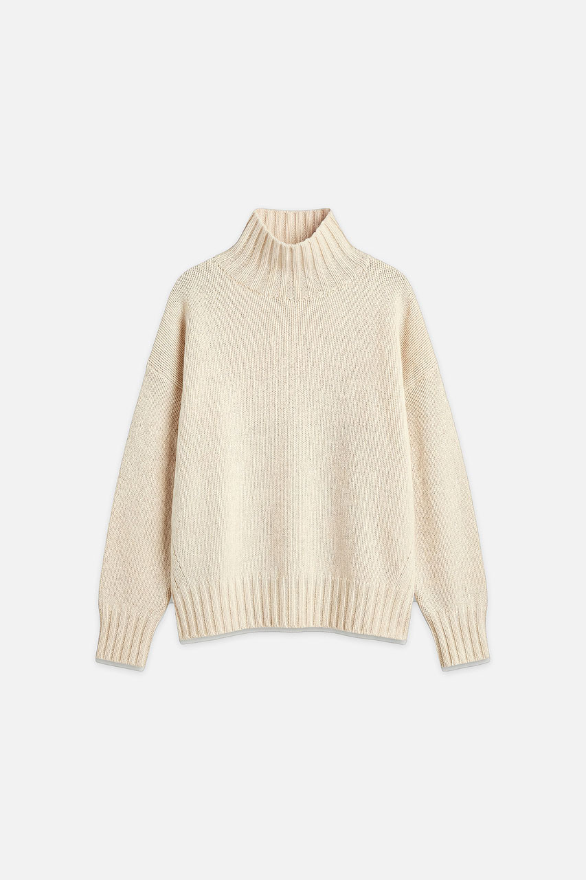 Loose Fit Soft Knit, Ivory