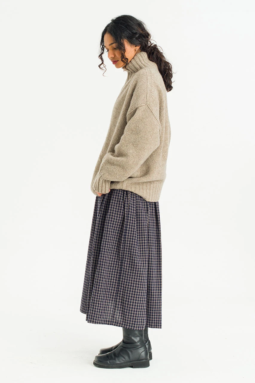 Loose Fit Soft Knit, Wood