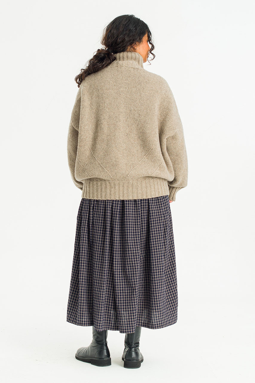 Loose Fit Soft Knit, Wood
