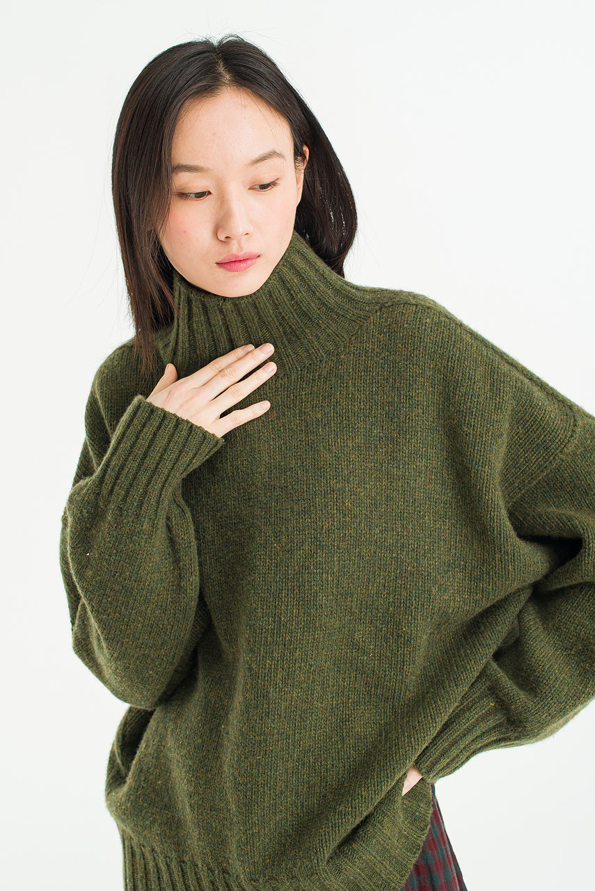 Loose Fit Soft Knit, Forest