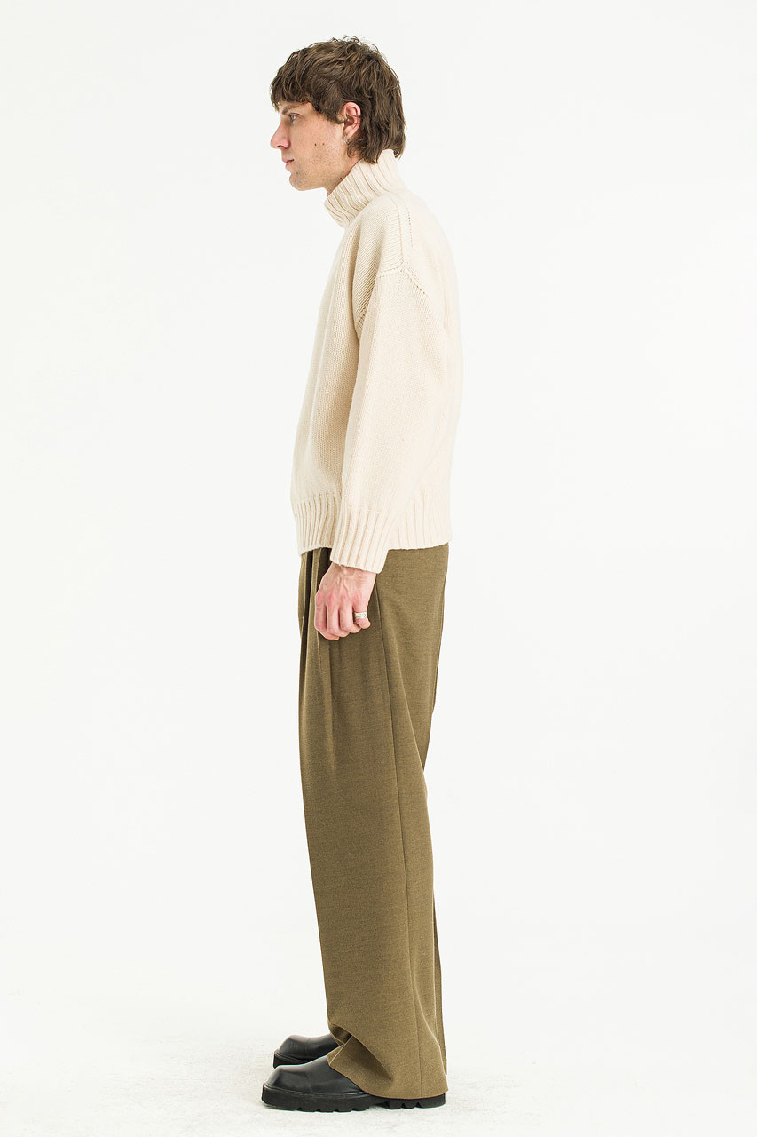 Menswear | Loose-Fit Soft Knit, Ivory