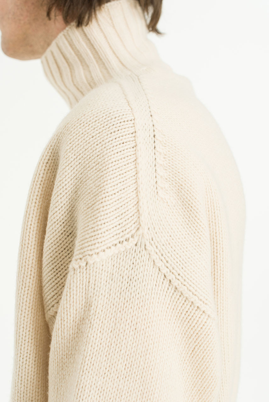 Menswear | Loose-Fit Soft Knit, Ivory
