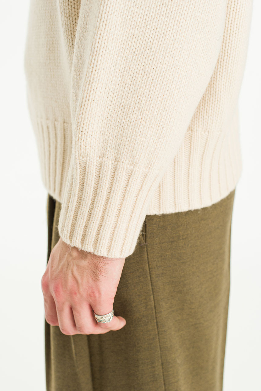Menswear | Loose-Fit Soft Knit, Ivory