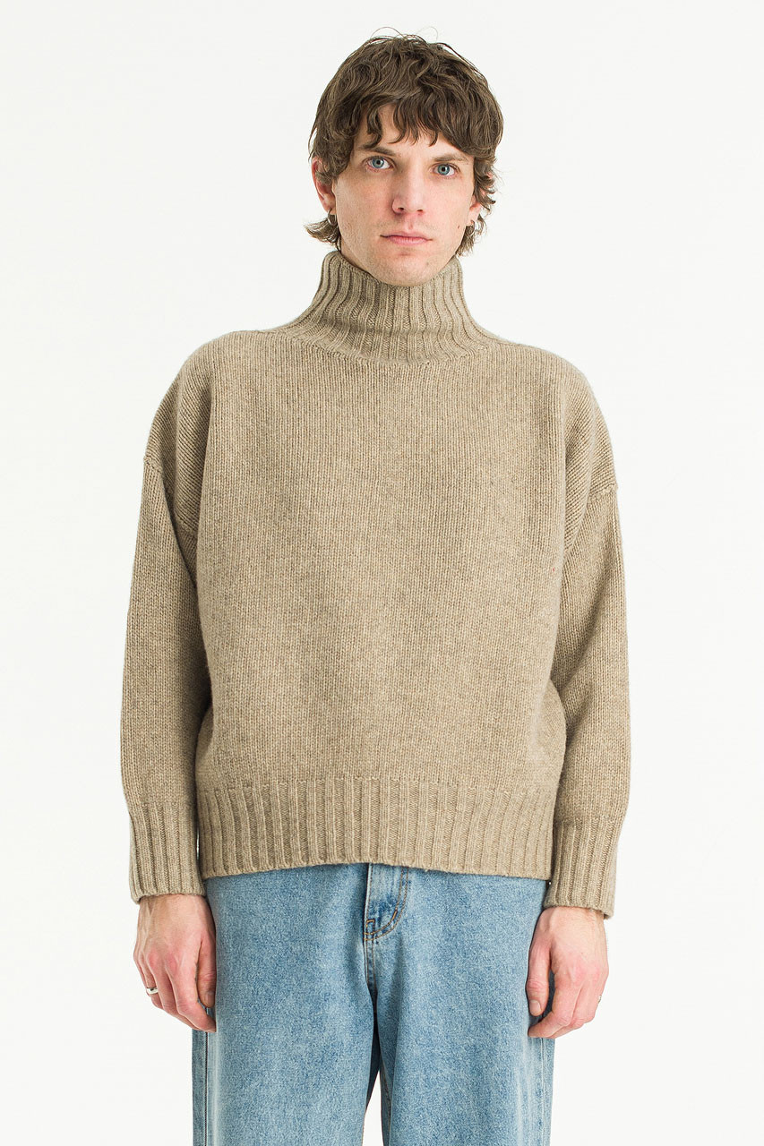 Menswear | Loose-Fit Soft Knit, Wood