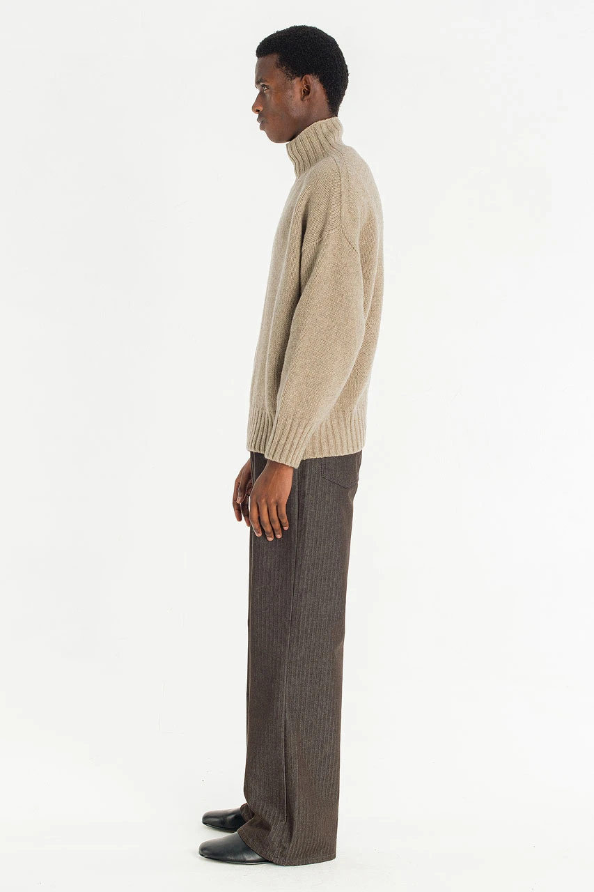 Menswear | Loose-Fit Soft Knit, Wood