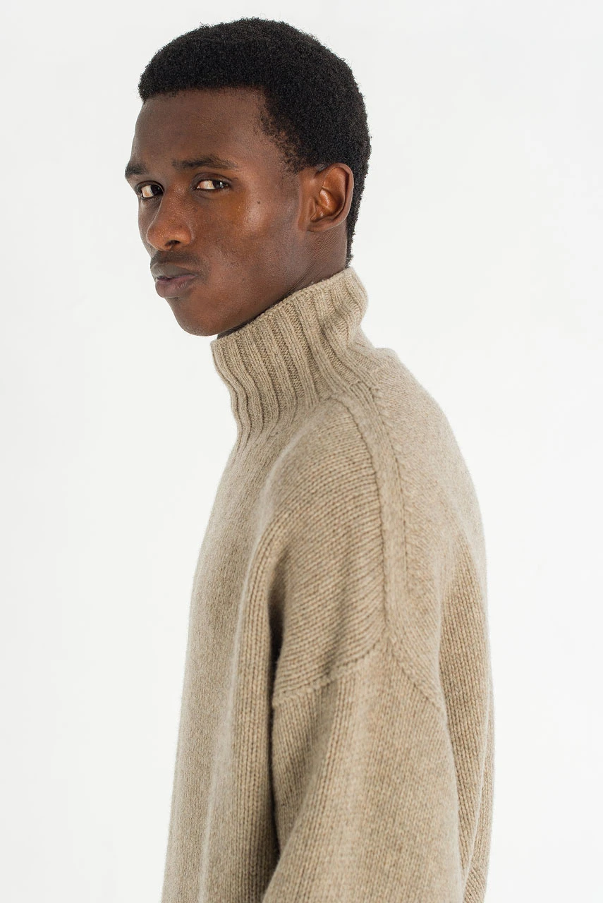 Menswear | Loose-Fit Soft Knit, Wood