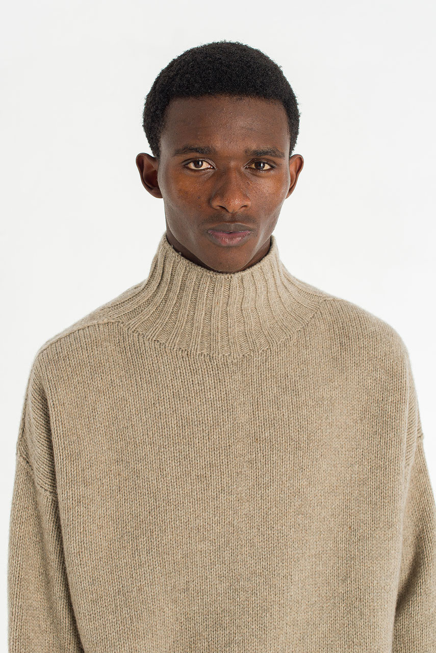 Menswear | Loose-Fit Soft Knit, Wood