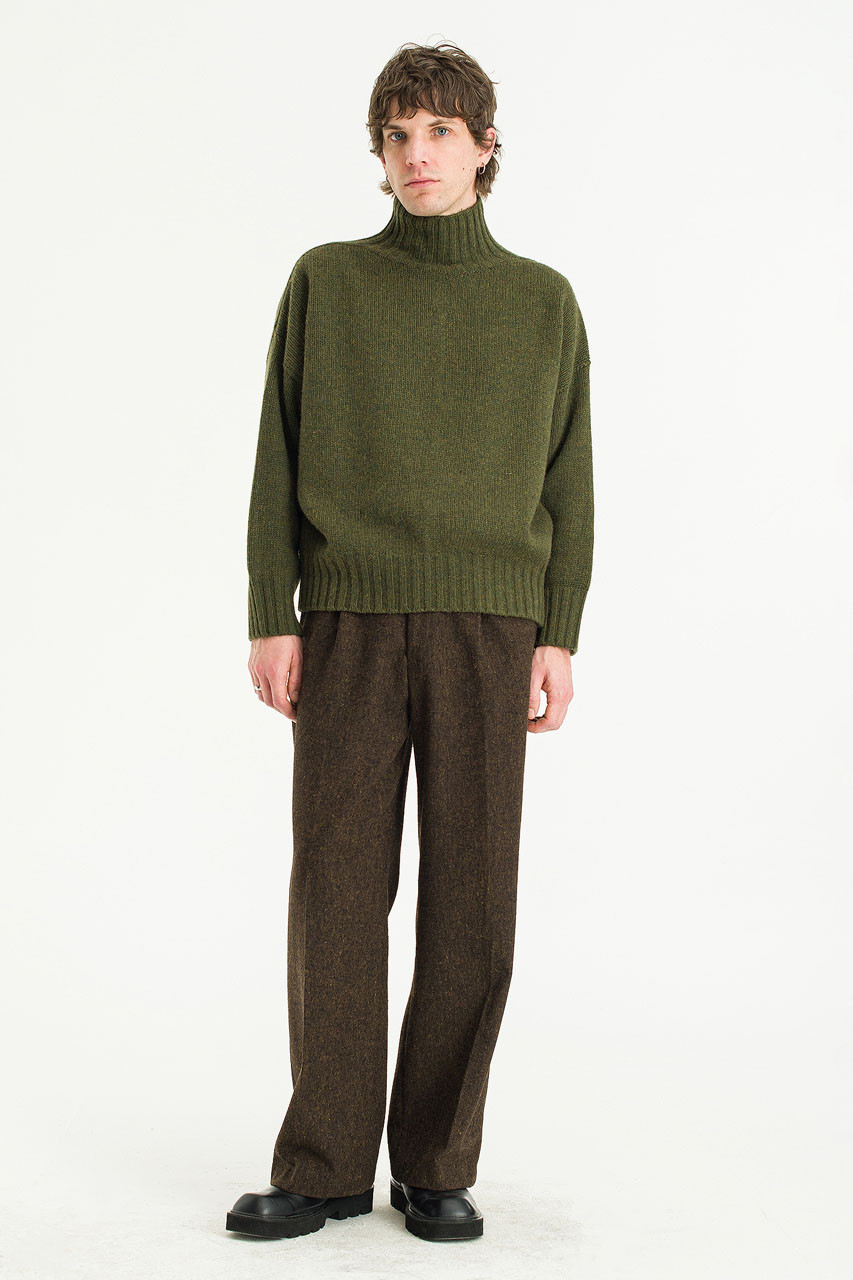 Menswear | Loose-Fit Soft Knit, Forest