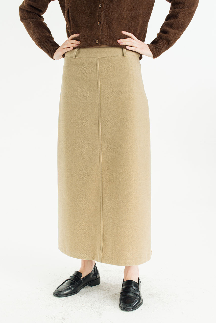 Calm Maxi Skirt, Beige