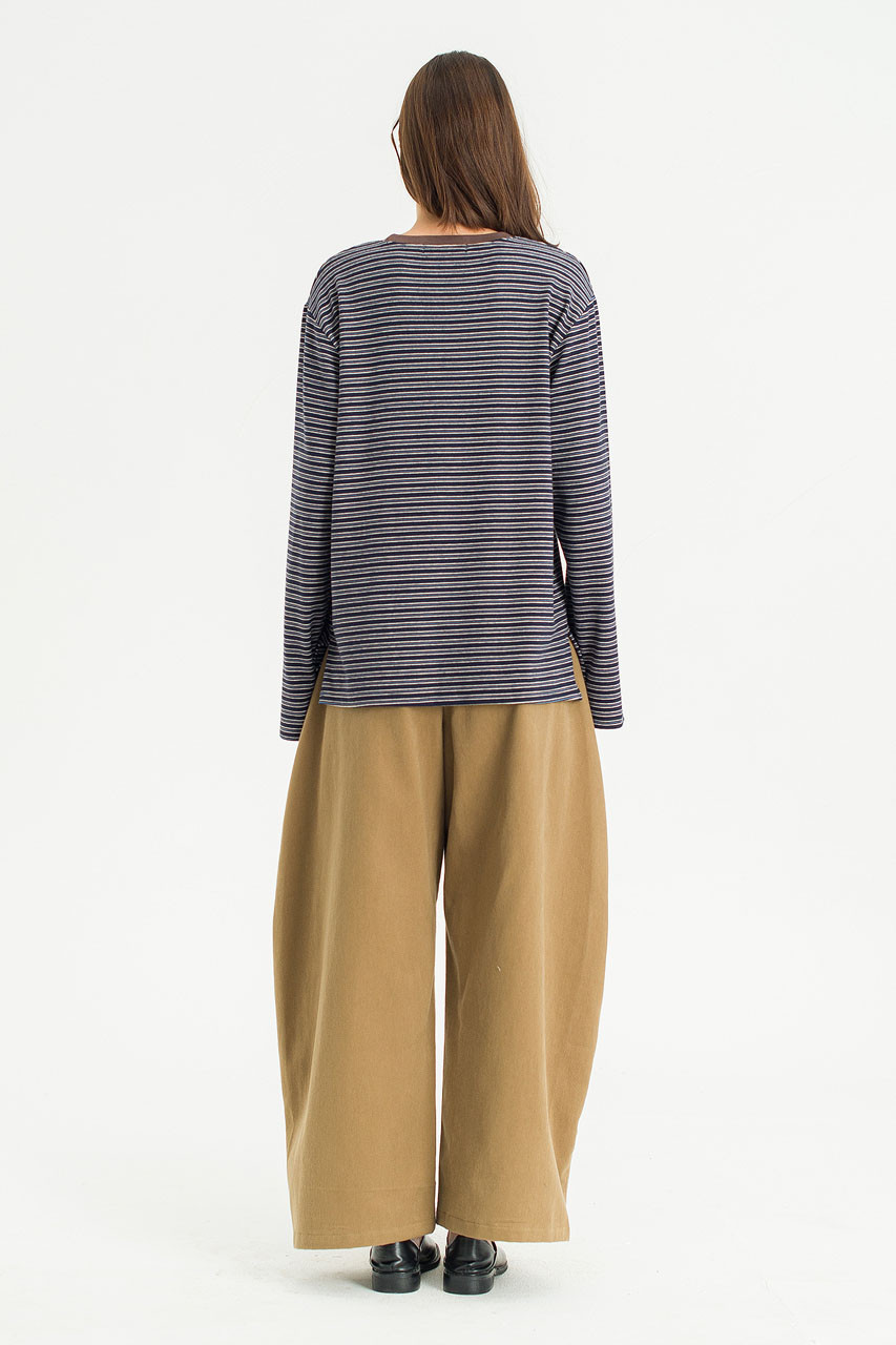 Yosi Stripe Tee, Navy