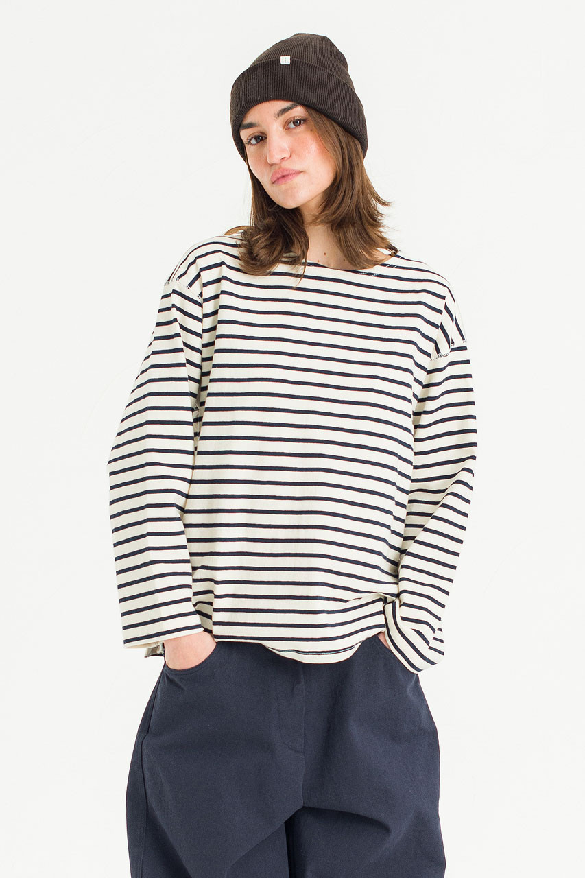 Sydney Stripe Tee, Ivory