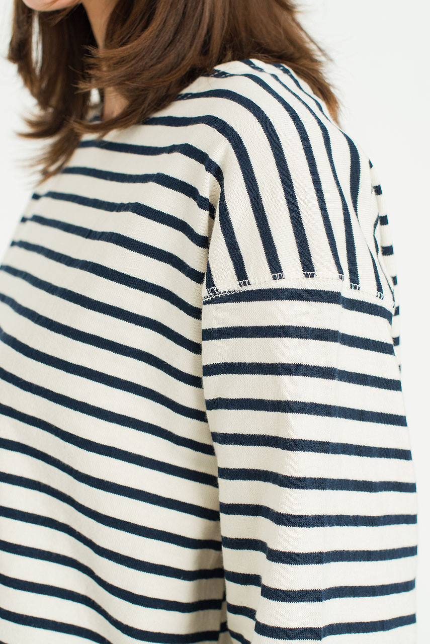 Sydney Stripe Tee, Ivory