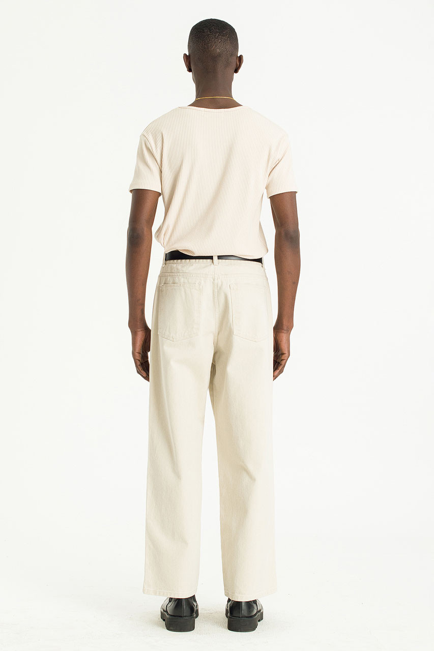 Menswear | Pigment-Dyed Pants, Ivory