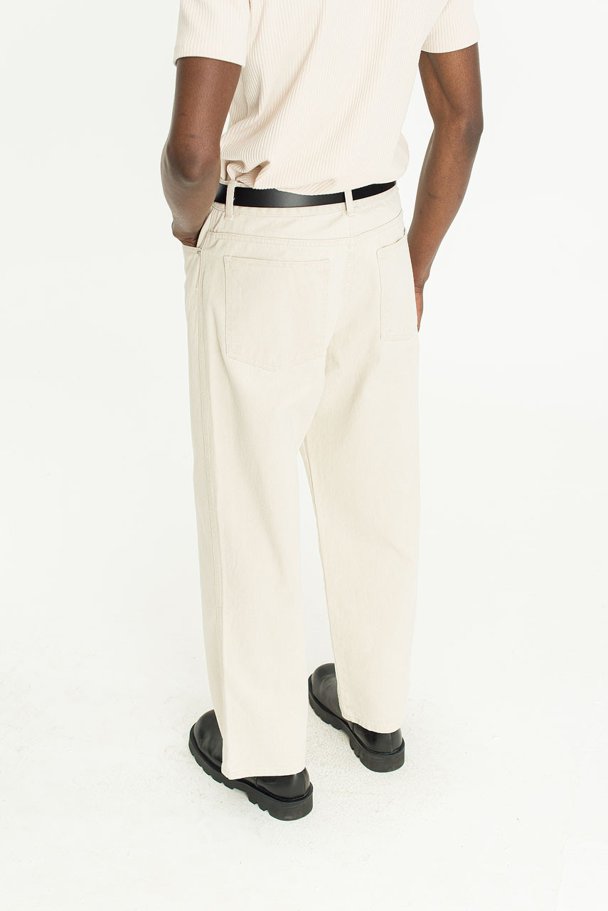 Menswear | Pigment-Dyed Pants, Ivory