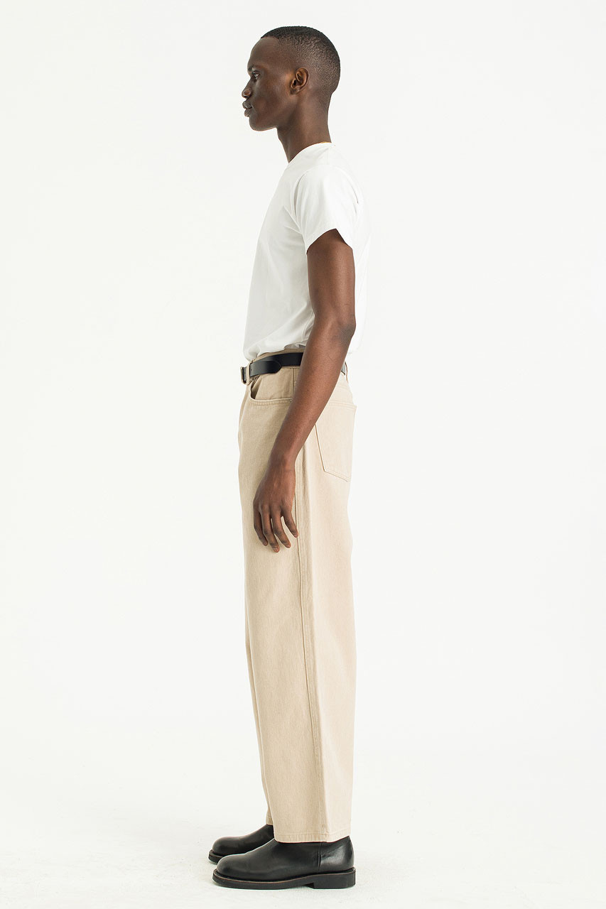 Menswear | Pigment-Dyed Pants, Vanilla
