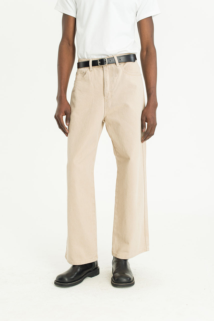 Menswear | Pigment-Dyed Pants, Vanilla