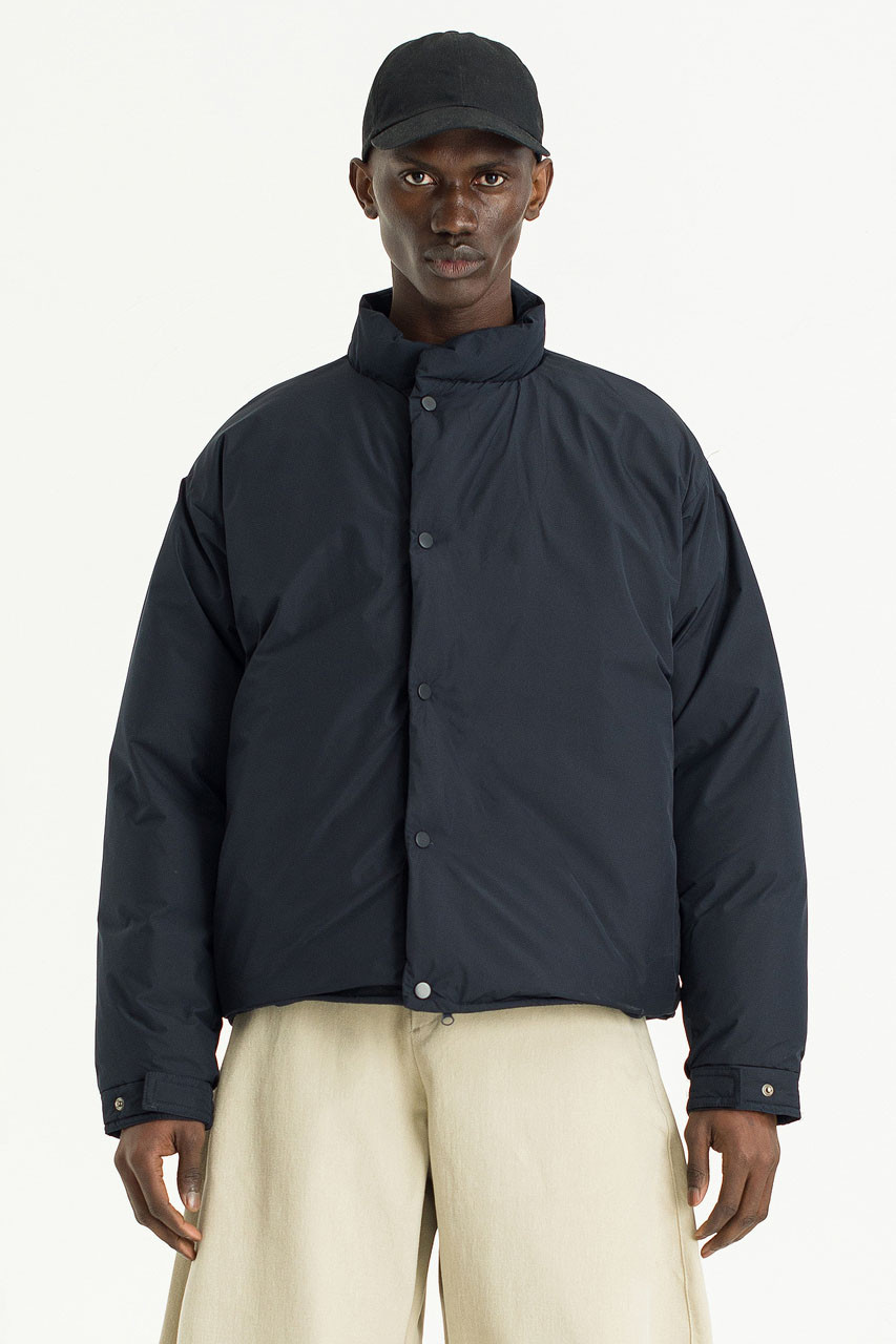 Menswear | Cropped-Down Jacket, Navy