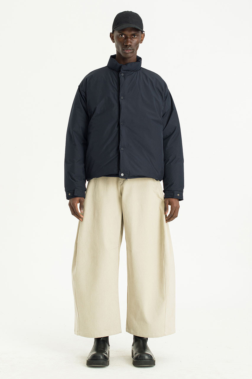 Menswear | Cropped-Down Jacket, Navy