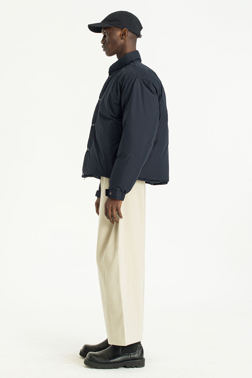Menswear | Cropped-Down Jacket, Navy