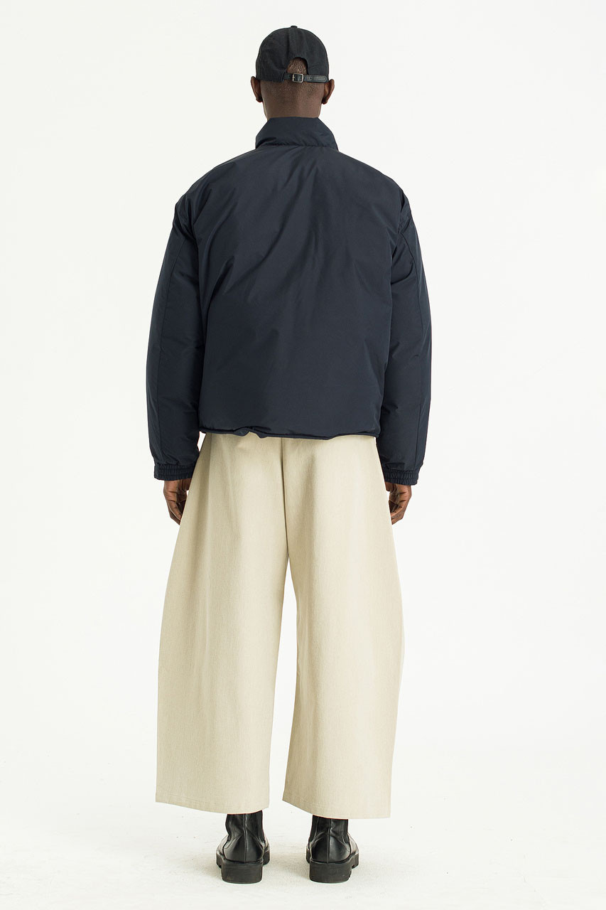 Menswear | Cropped-Down Jacket, Navy