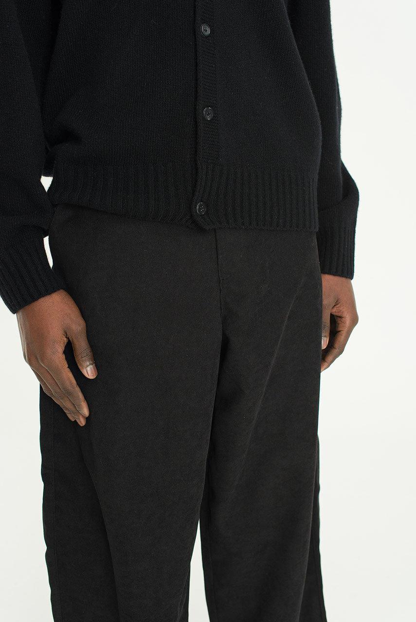 Menswear | Lightweight Curved Pants, Black