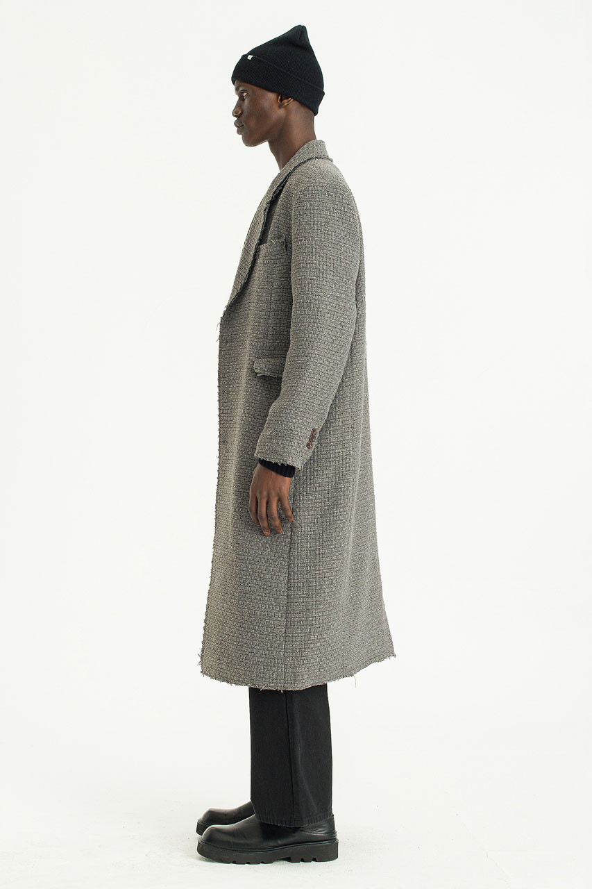 Menswear | Drain Overcoat, Charcoal